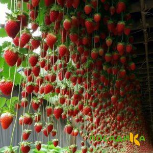 Клубника ампельная Анастасия купить по цене от 370р. в интернет-магазине «Посадика» с доставкой почтой в в Новохоперске и по всей России – [изображение №1].